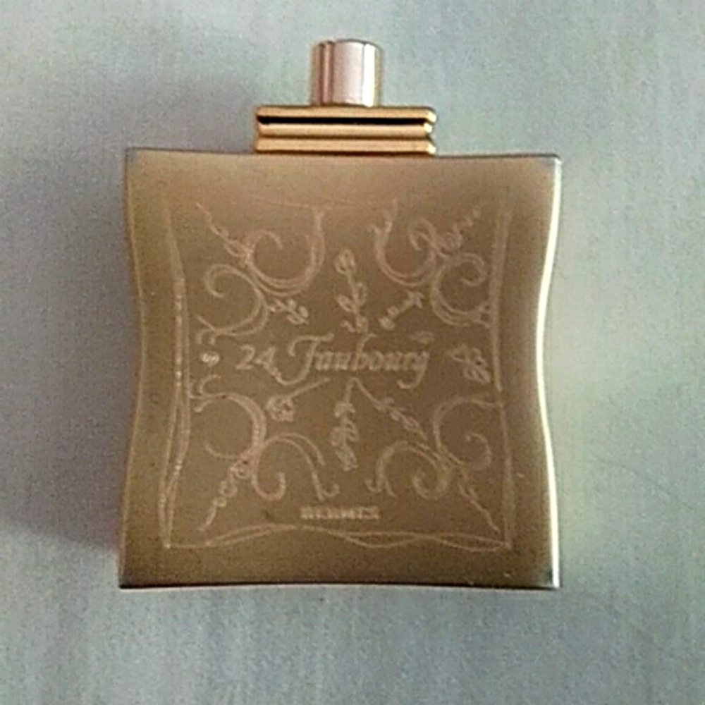 Hermes vintage gold 24 Faubourg refillable  perfume  atomizer,